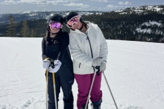 Skiing with my sister